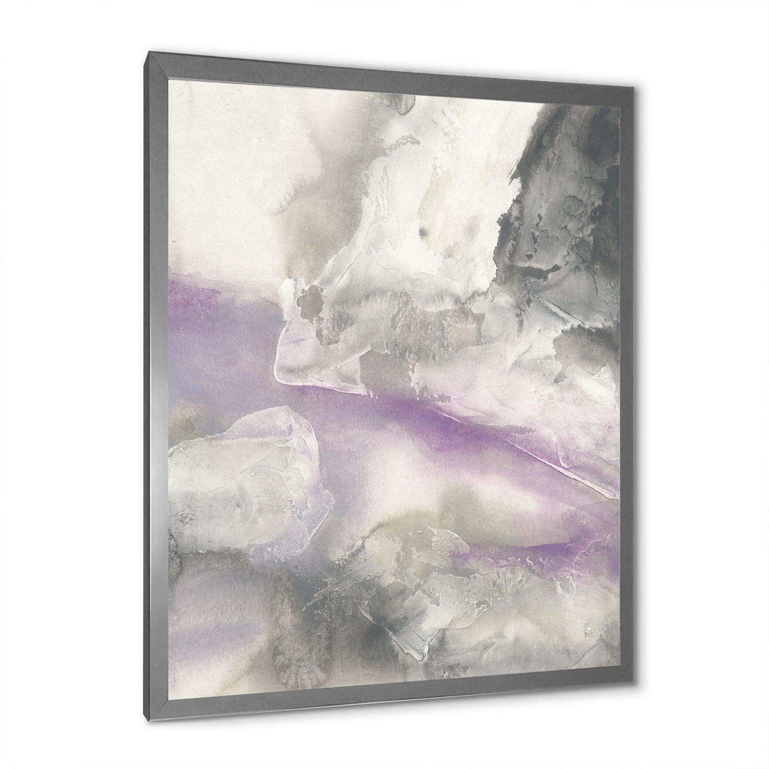 Watercolor Minimal Purple Tones I - Farmhouse Canvas Wall Art