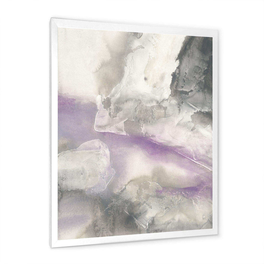 Watercolor Minimal Purple Tones I - Farmhouse Canvas Wall Art