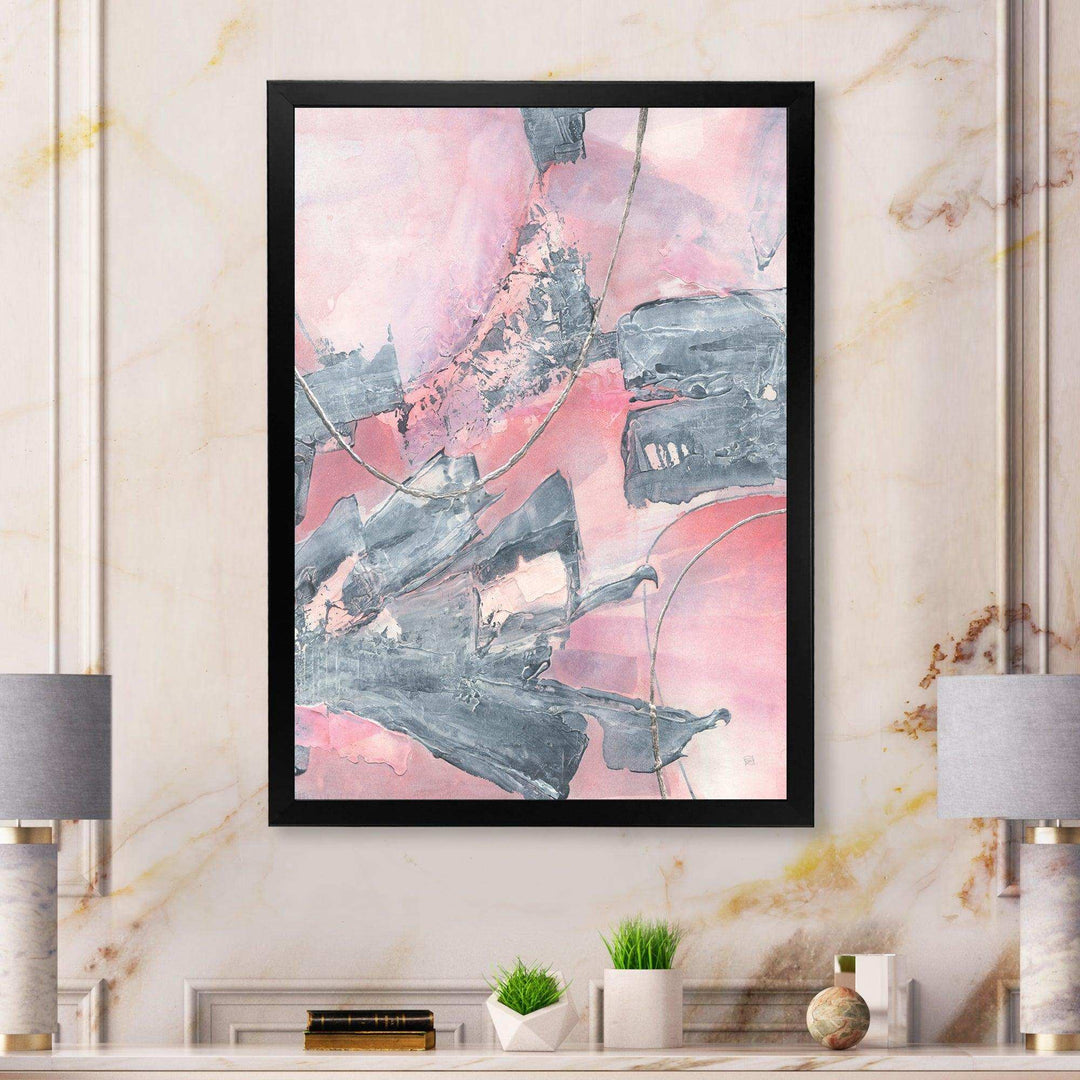 Durty Shabby Pink Blush III - Shabby Chic Wall Art Prints