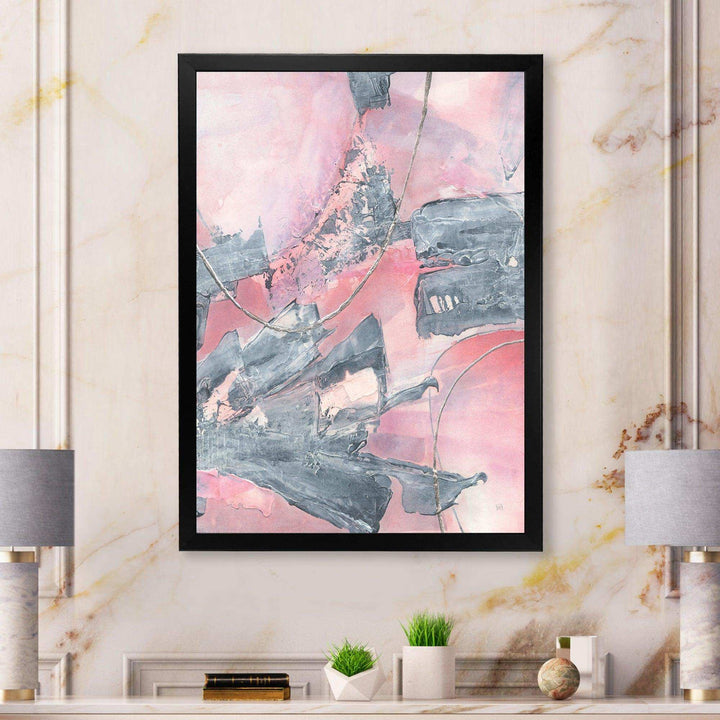 Durty Shabby Pink Blush III - Shabby Chic Wall Art Prints
