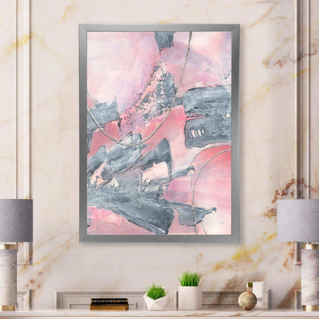 Durty Shabby Pink Blush III - Shabby Chic Wall Art Prints