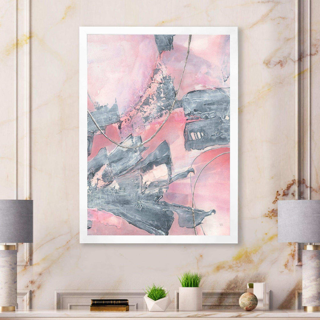 Durty Shabby Pink Blush III - Shabby Chic Wall Art Prints