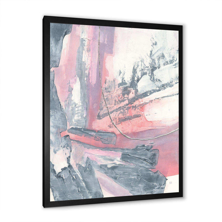 Durty Shabby Pink Blush I - Shabby Chic Bedroom Wall Art