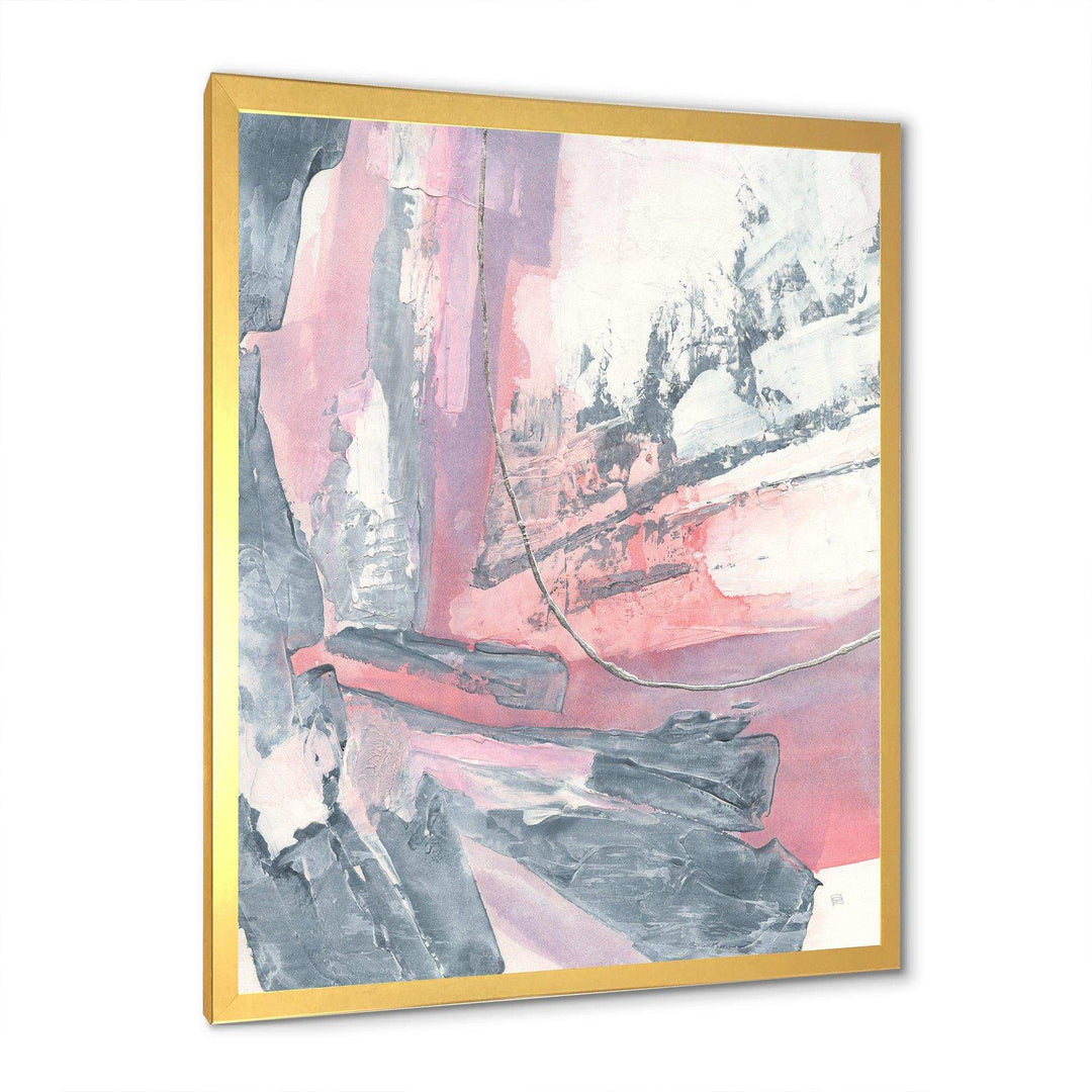Durty Shabby Pink Blush I - Shabby Chic Bedroom Wall Art