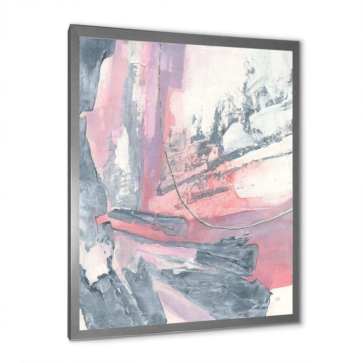 Durty Shabby Pink Blush I - Shabby Chic Bedroom Wall Art