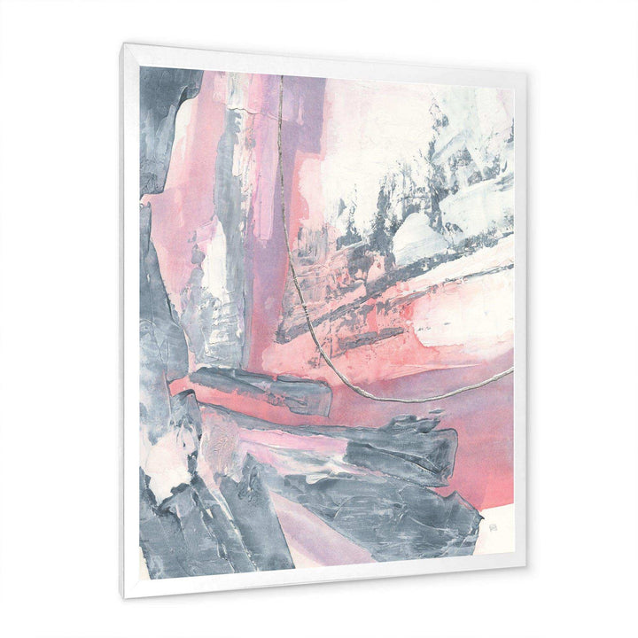 Durty Shabby Pink Blush I - Shabby Chic Bedroom Wall Art