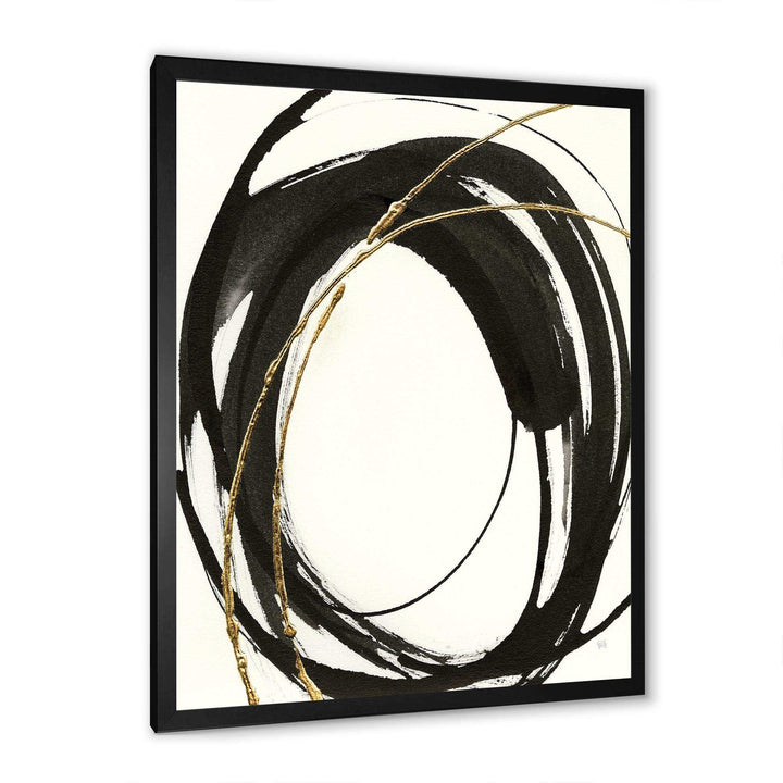 Gold Glamour Circle I - Posh &amp; Luxe Wall Art Prints