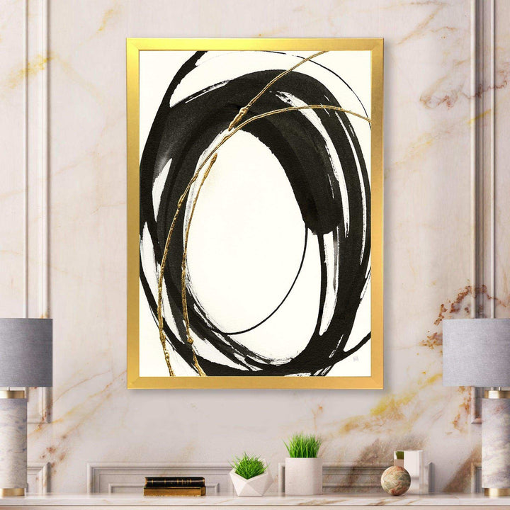 Gold Glamour Circle I - Posh &amp; Luxe Wall Art Prints