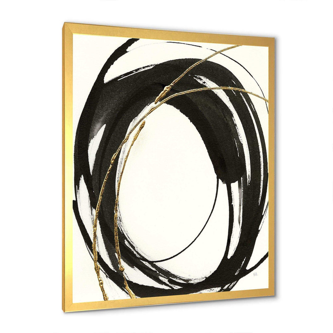 Gold Glamour Circle I - Posh &amp; Luxe Wall Art Prints