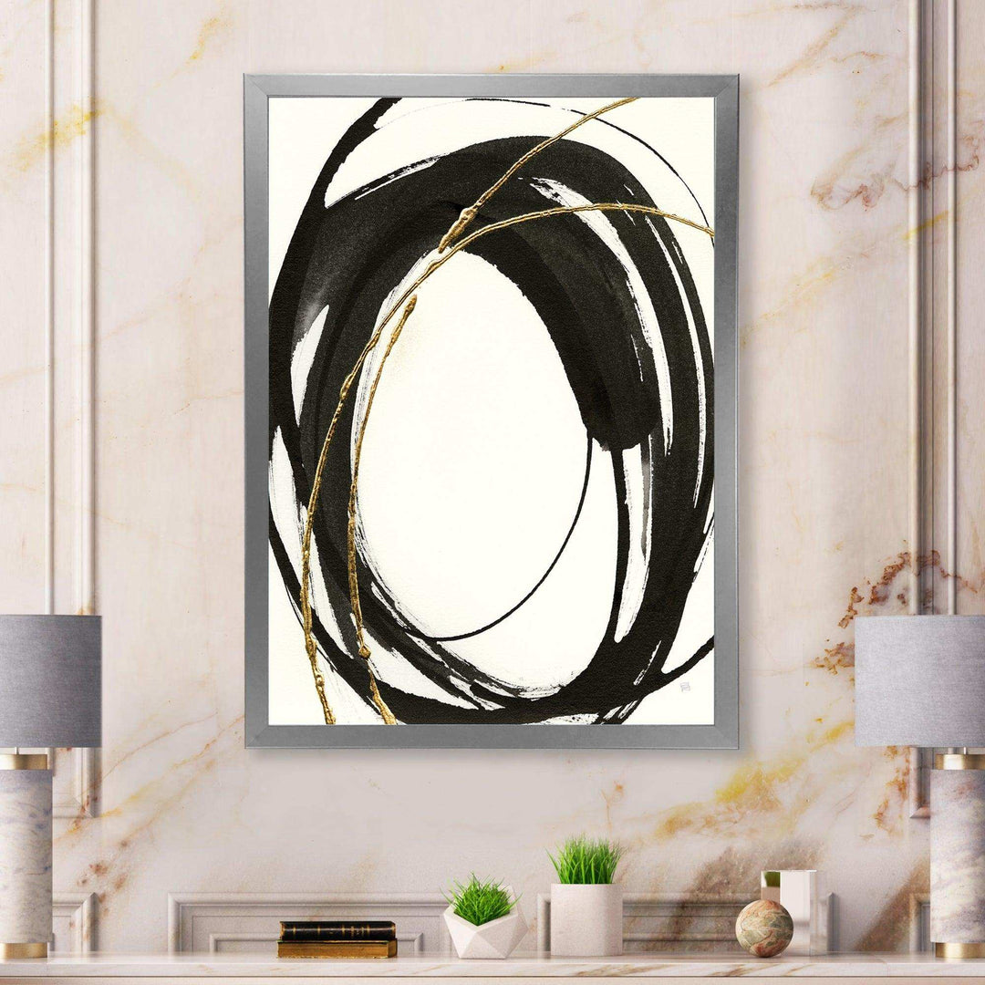 Gold Glamour Circle I - Posh &amp; Luxe Wall Art Prints