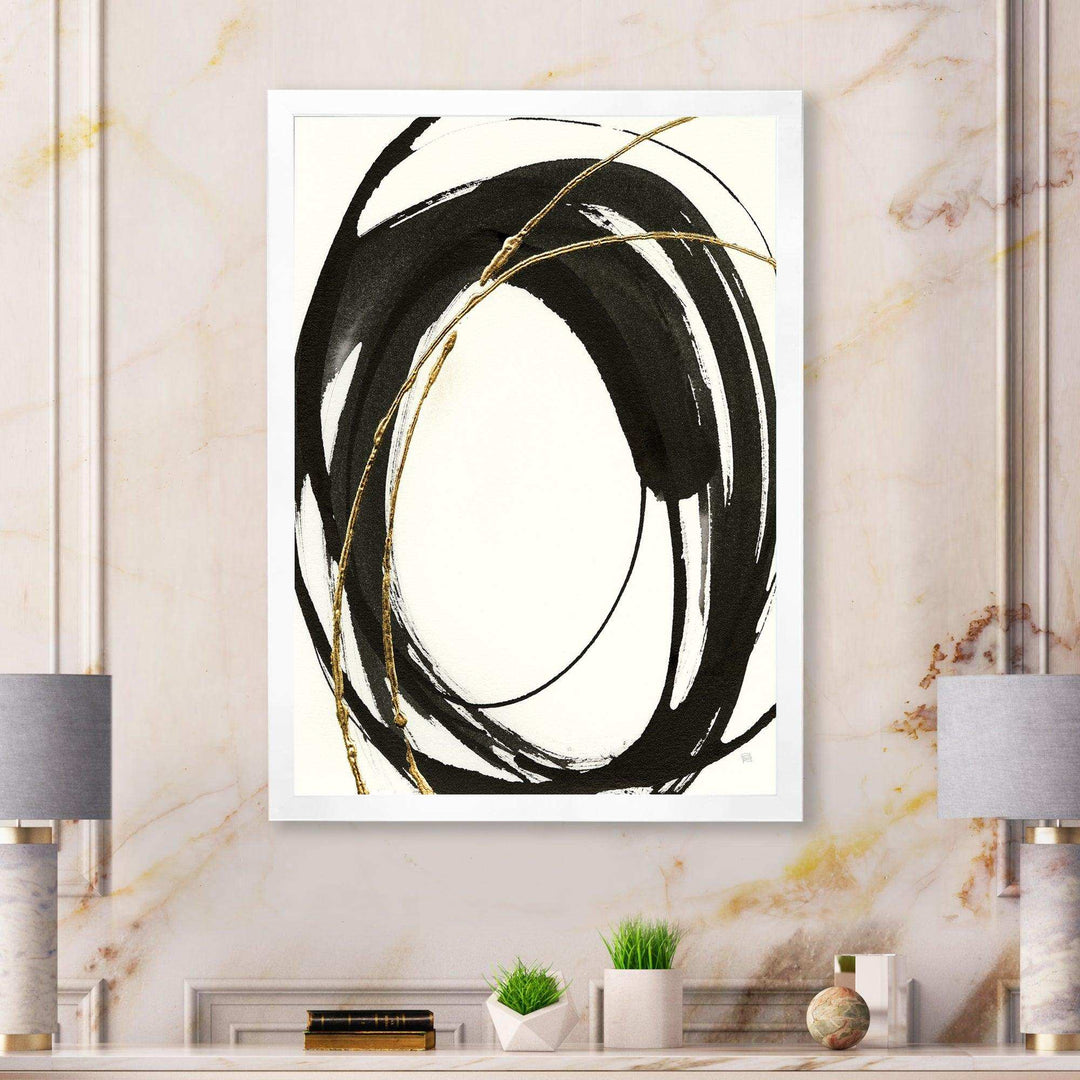 Gold Glamour Circle I - Posh &amp; Luxe Wall Art Prints