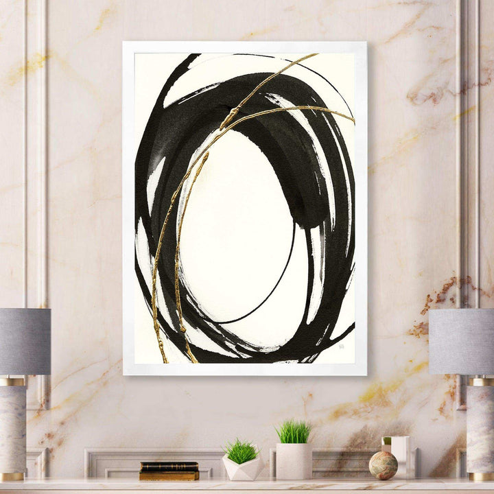 Gold Glamour Circle I - Posh &amp; Luxe Wall Art Prints