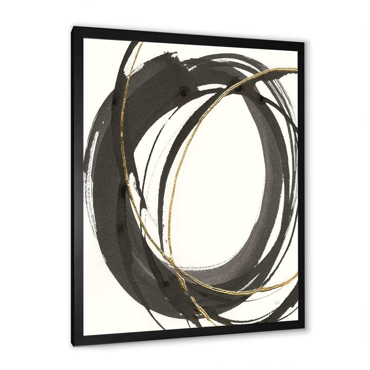 Gold Glamour Circle IV - Posh &amp; Luxe Wall Art Prints