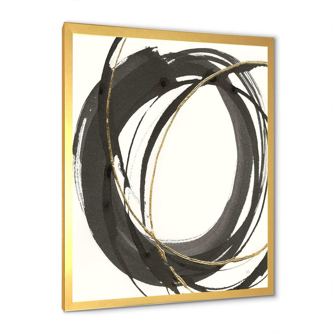 Gold Glamour Circle IV - Posh &amp; Luxe Wall Art Prints