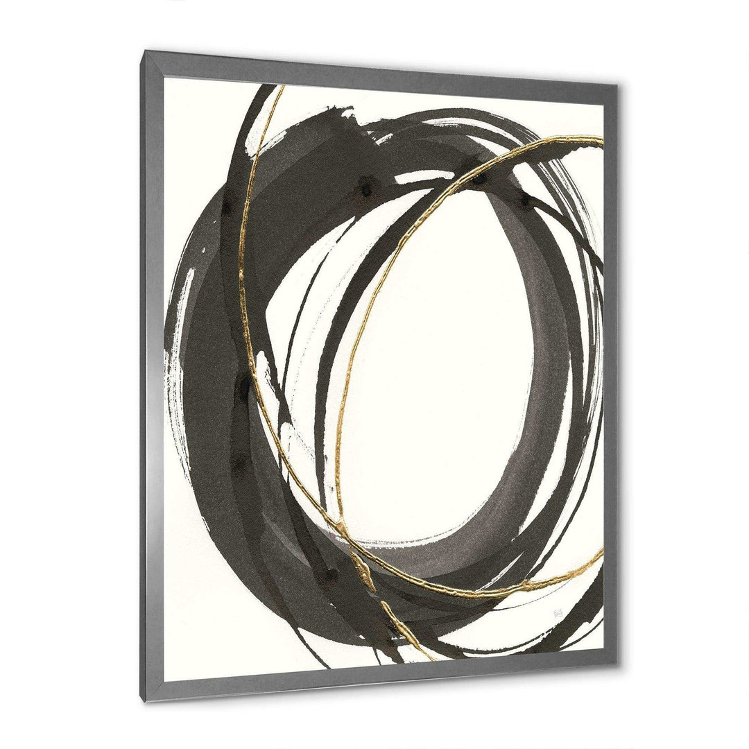 Gold Glamour Circle IV - Posh &amp; Luxe Wall Art Prints