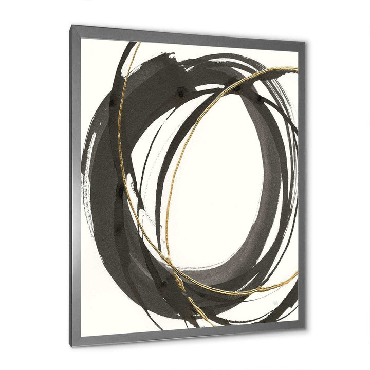 Gold Glamour Circle IV - Posh &amp; Luxe Wall Art Prints