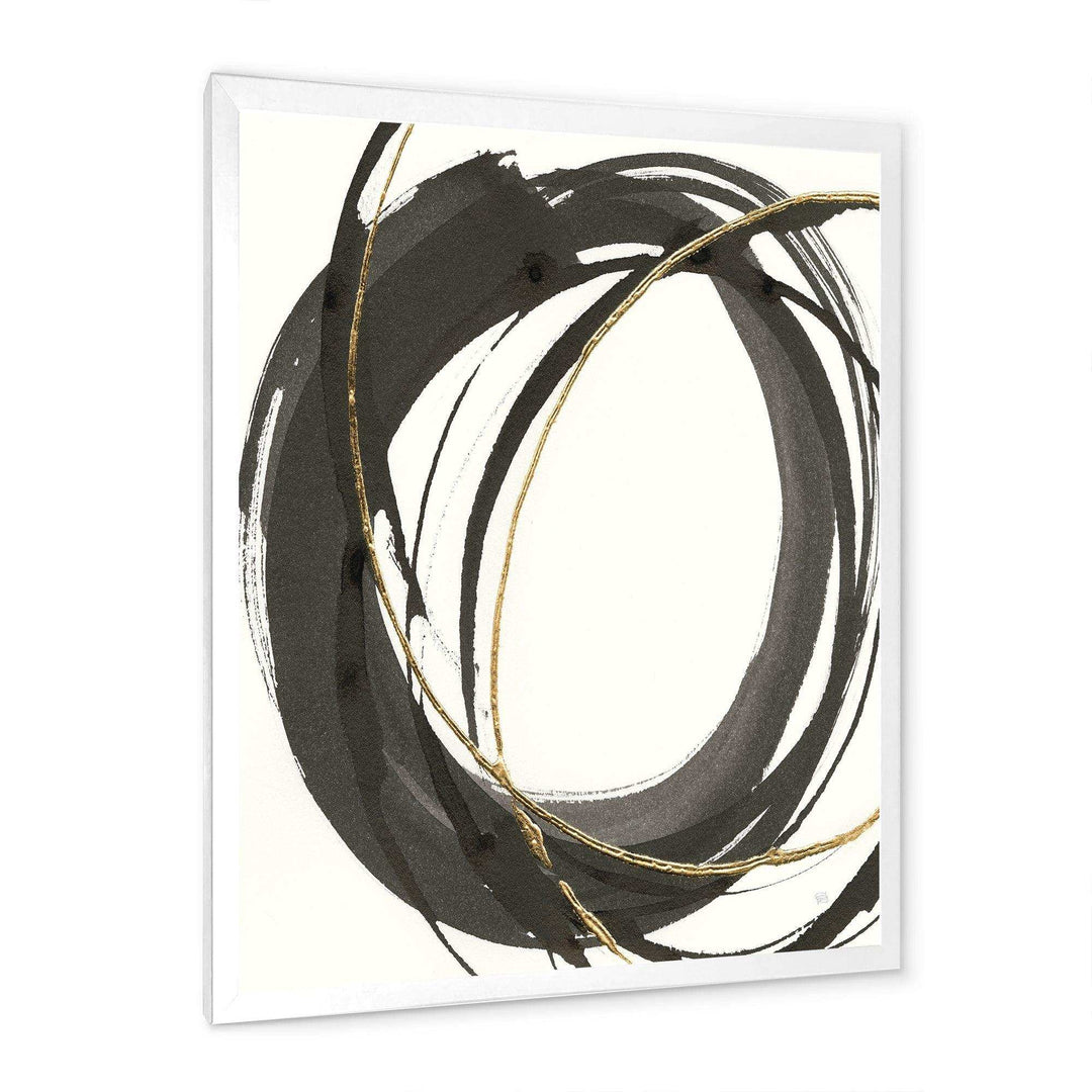 Gold Glamour Circle IV - Posh &amp; Luxe Wall Art Prints