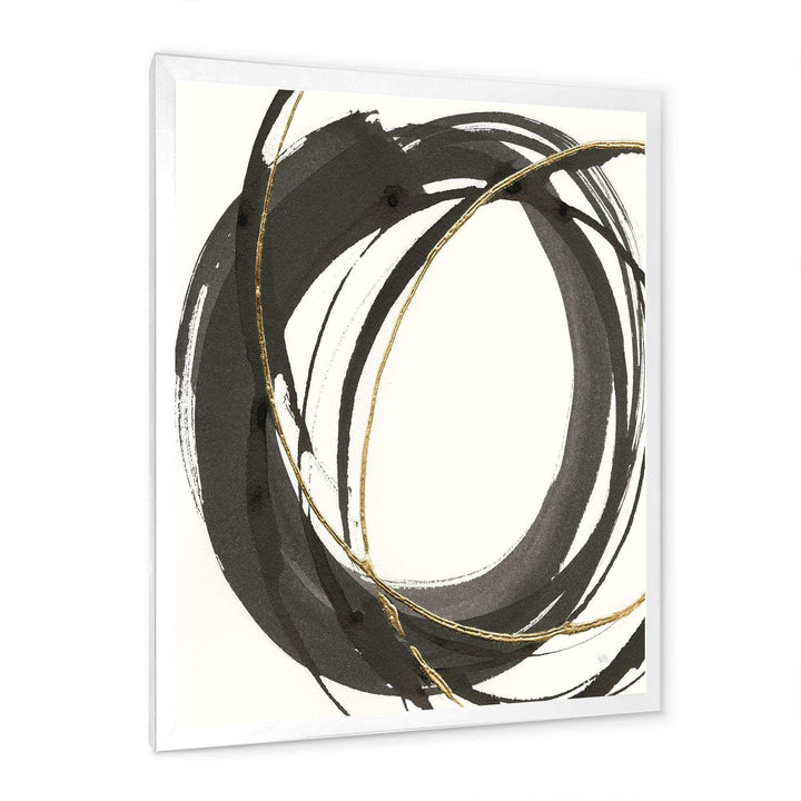Gold Glamour Circle IV - Posh &amp; Luxe Wall Art Prints