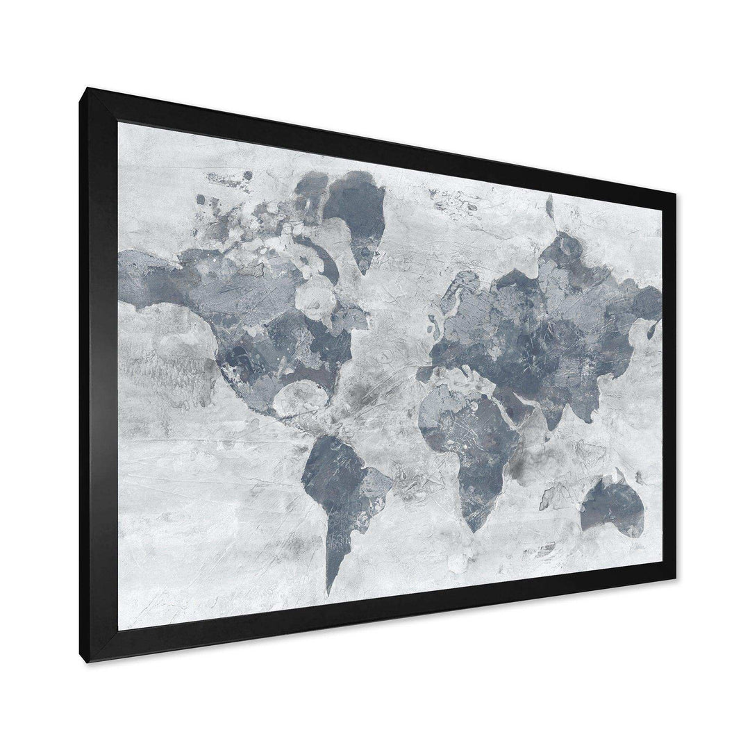 Golden Grey World Neutral - Traditional Wall Art Prints