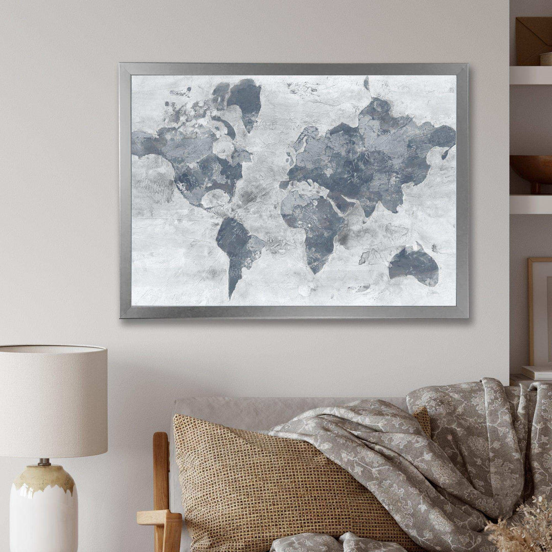 Golden Grey World Neutral - Traditional Wall Art Prints