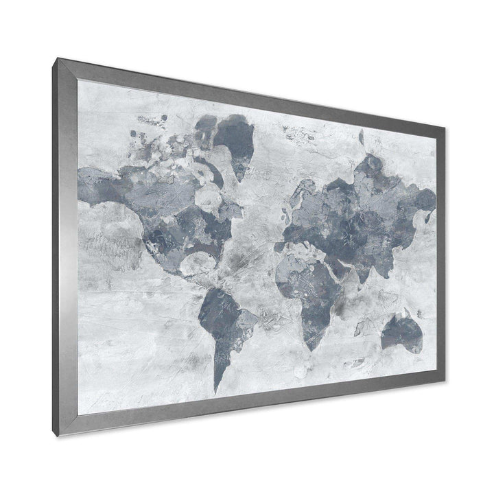 Golden Grey World Neutral - Traditional Wall Art Prints