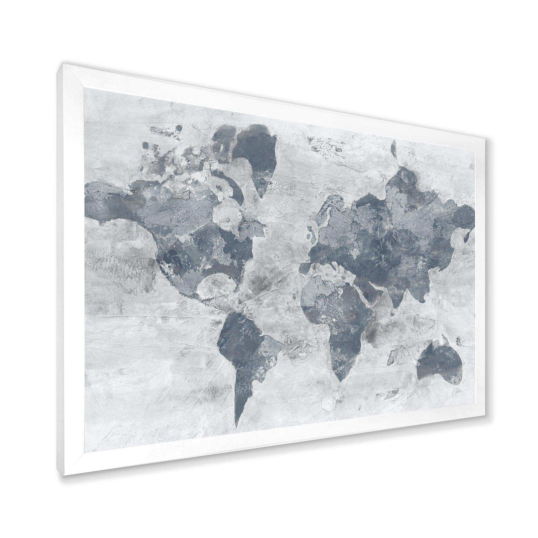 Golden Grey World Neutral - Traditional Wall Art Prints