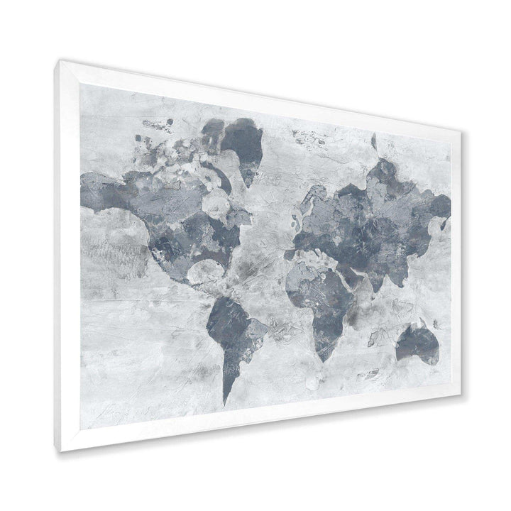 Golden Grey World Neutral - Traditional Wall Art Prints