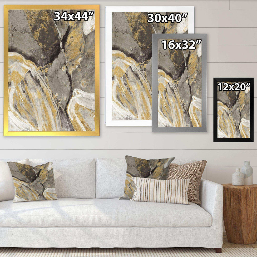 Glam Phoenix Neutral - Modern Canvas Wall Art