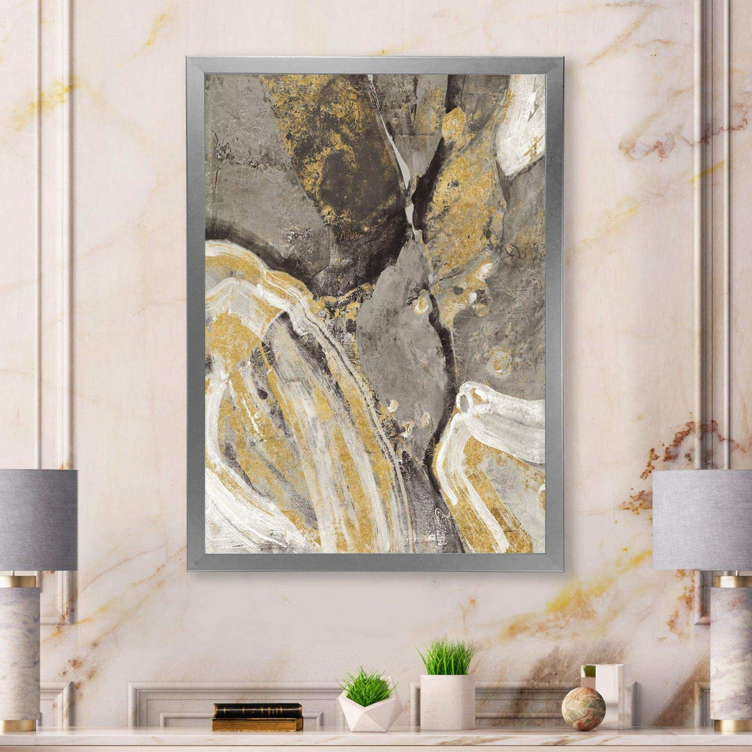Glam Phoenix Neutral - Modern Canvas Wall Art