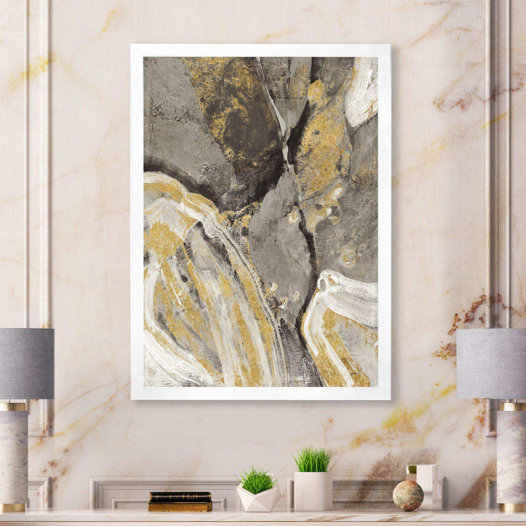 Glam Phoenix Neutral - Modern Canvas Wall Art