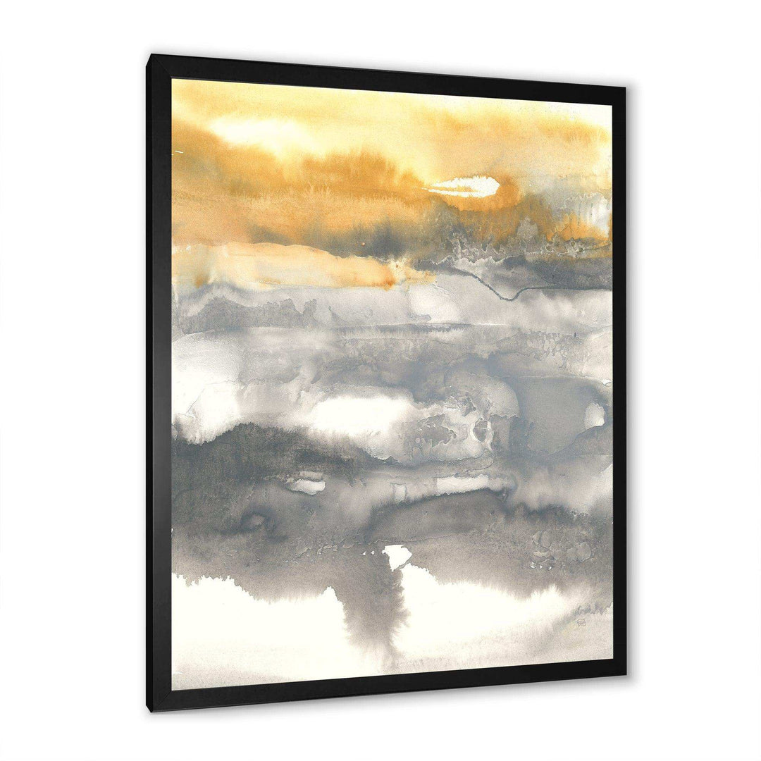 Gold Glamour Direction II - Modern Canvas Wall Art
