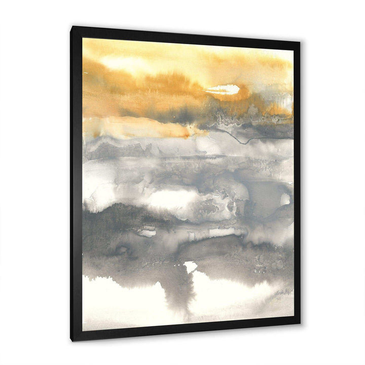 Gold Glamour Direction II - Modern Canvas Wall Art