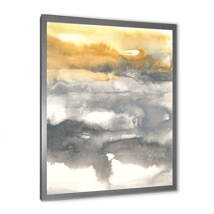 Gold Glamour Direction II - Modern Canvas Wall Art