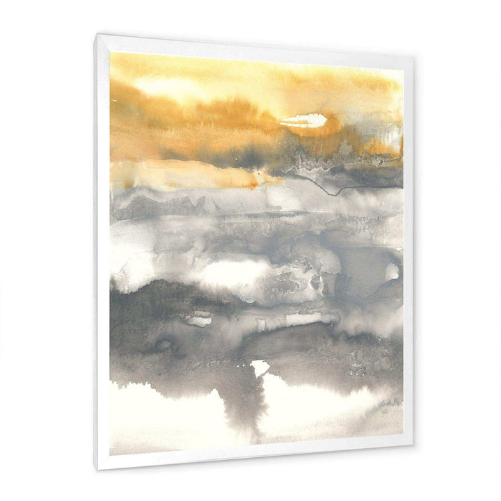 Gold Glamour Direction II - Modern Canvas Wall Art