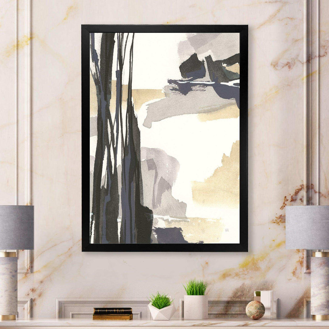 Glam Dancing shape II - Modern Living Room Wall Decor