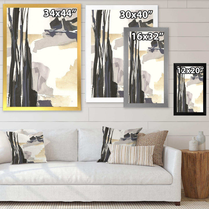 Glam Dancing shape II - Modern Living Room Wall Decor
