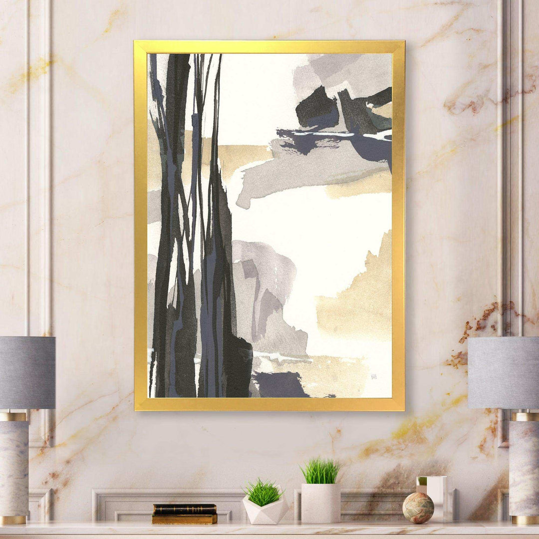 Glam Dancing shape II - Modern Living Room Wall Decor