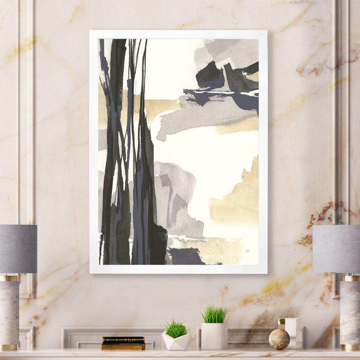 Glam Dancing shape II - Modern Living Room Wall Decor
