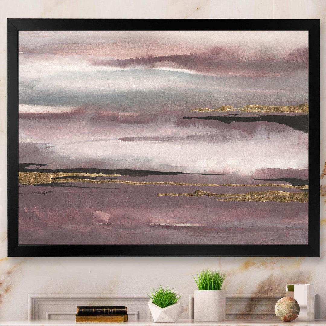 Purple Glam Storm IV - Modern Wall Art Prints