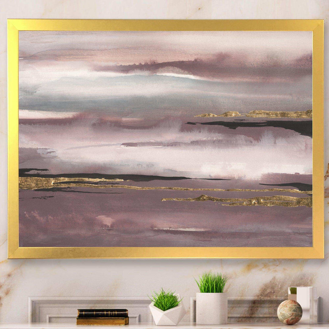 Purple Glam Storm IV - Modern Wall Art Prints
