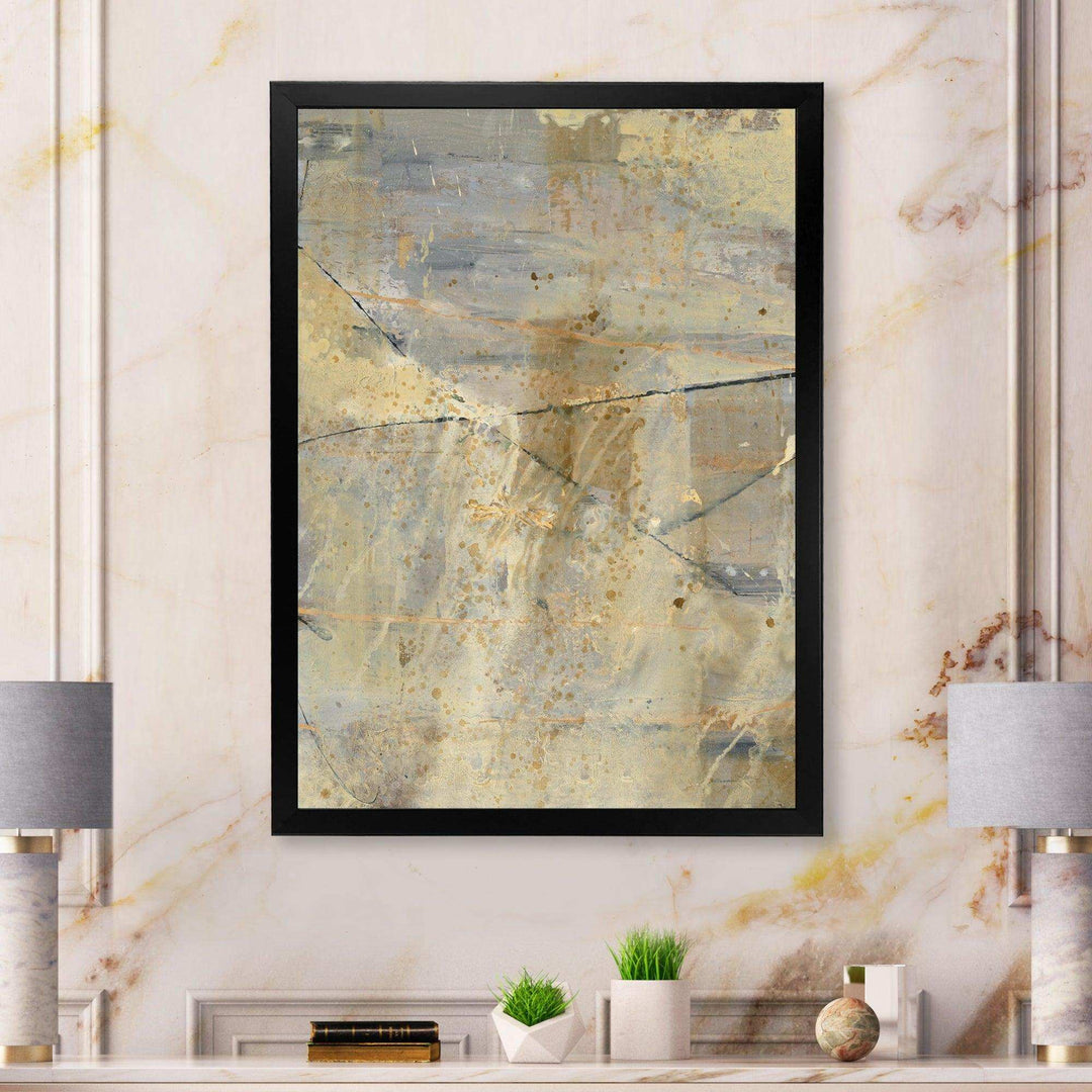 Geometric Cream Block I - Modern Wall Art Prints