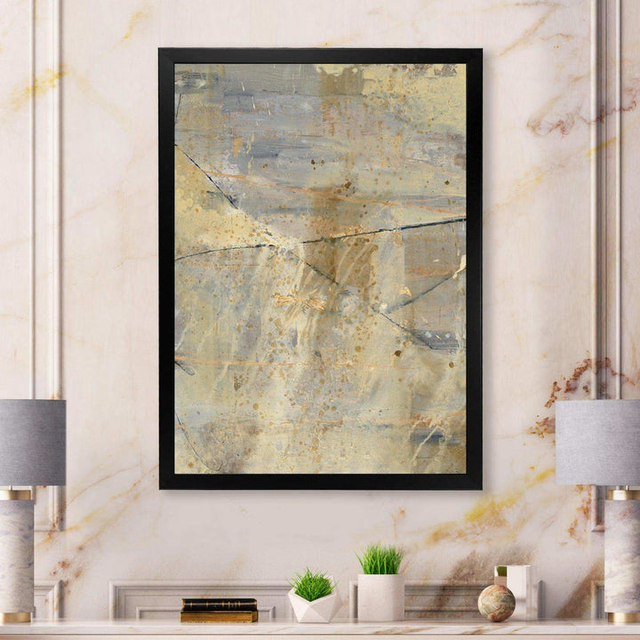Geometric Cream Block I - Modern Wall Art Prints