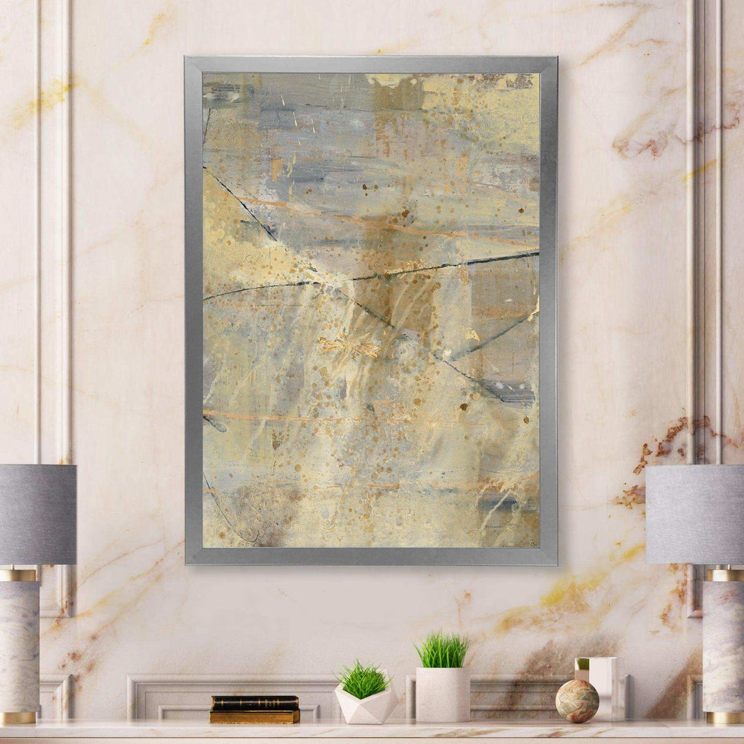 Geometric Cream Block I - Modern Wall Art Prints