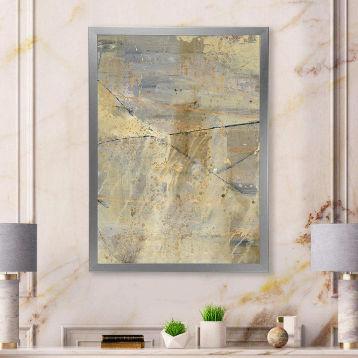 Geometric Cream Block I - Modern Wall Art Prints