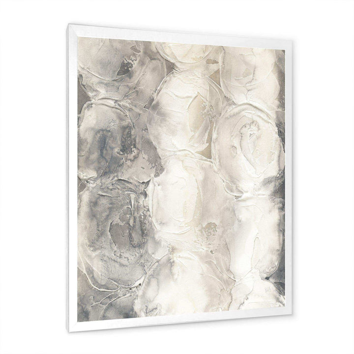 Gray Circles I - Modern Living Room Wall Decor