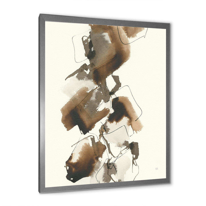 Gold Glam Squares I - Modern Bedroom Wall Art