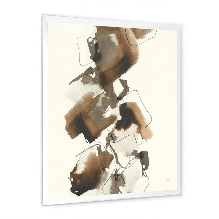 Gold Glam Squares I - Modern Bedroom Wall Art