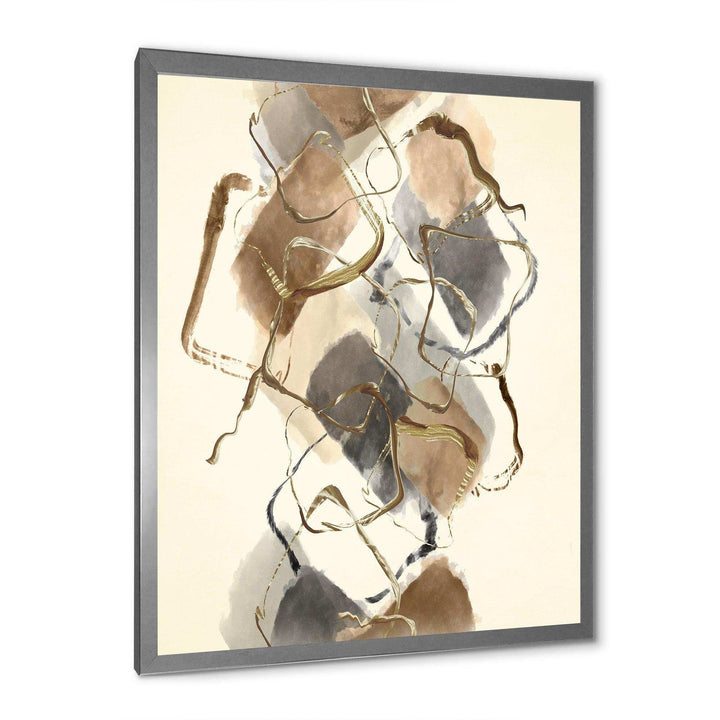 Gold Glam Squares III - Modern Wall Art Prints