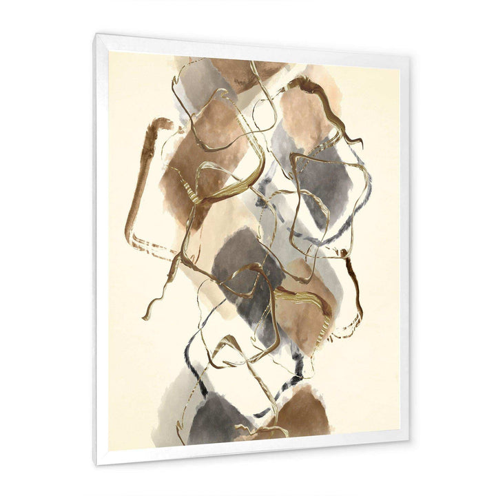 Gold Glam Squares III - Modern Wall Art Prints