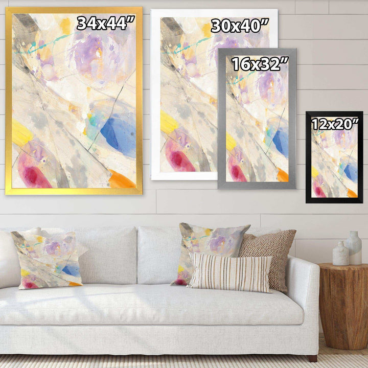 Spring Minimalist Confetti I - Modern Wall Art Prints
